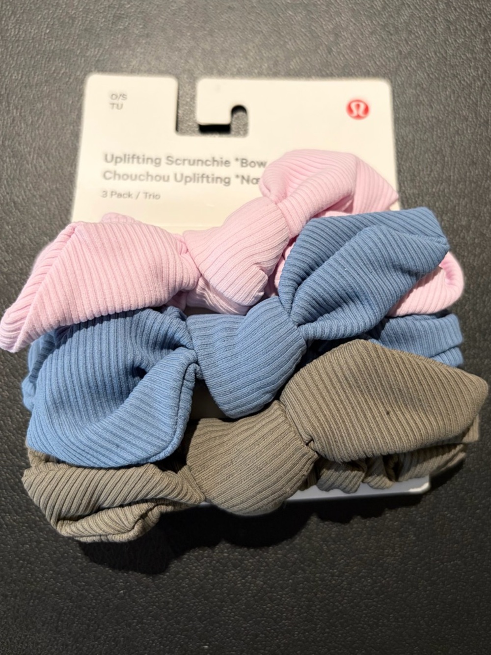 Lululemon Uplifting Scrunchies Bow 3-Pack